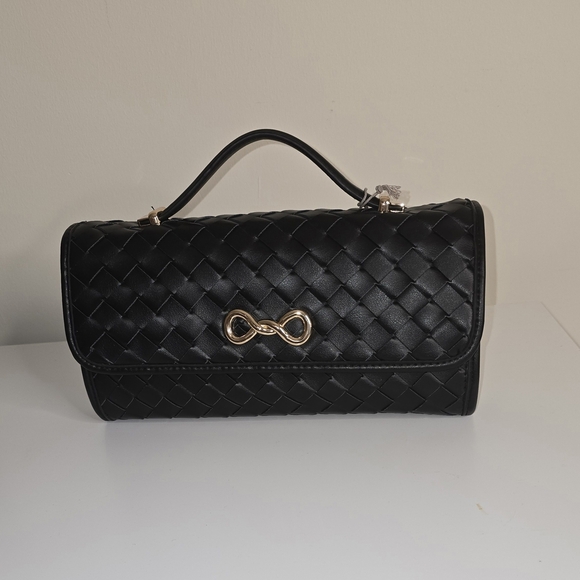 new Day Handbags - New Day Elegant Black Woven Handbag